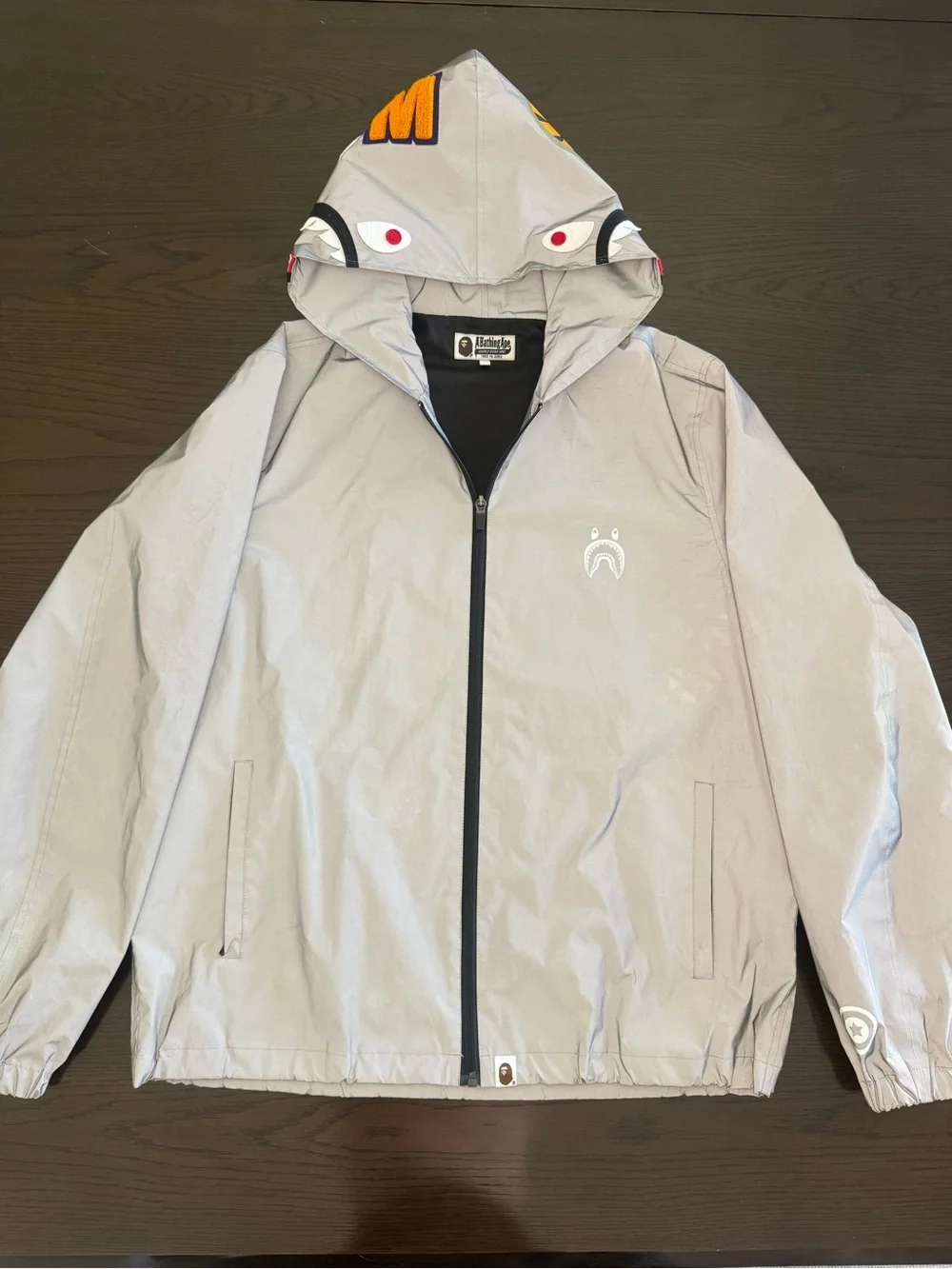 A BATHING APE | BAPE 3M REFLECTIVE JACKET - MEDIUM
